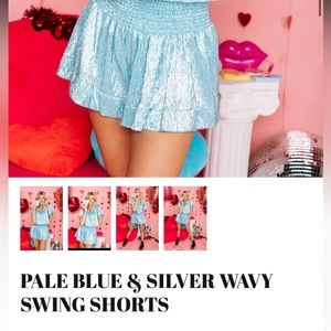 Queen of sparkles swing shorts-NWOT